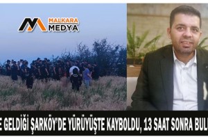 Tatile geldiği Şarköy’de yürüyüşte kayboldu, 13 saat sonra bulundu