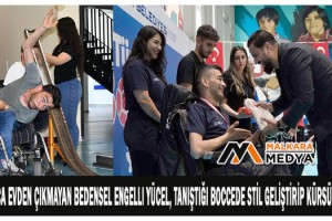 Yıllarca evden çıkmayan bedensel engelli Yücel, tanıştığı boccede stil geliştirip kürsüye çıktı