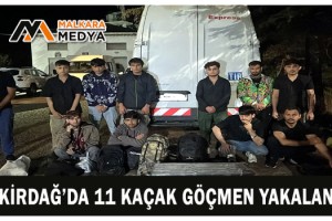 Tekirdağ’da 11 kaçak göçmen yakalandı