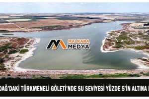 Tekirdağ’daki Türkmeneli Göleti’nde su seviyesi yüzde 5’in altına düştü