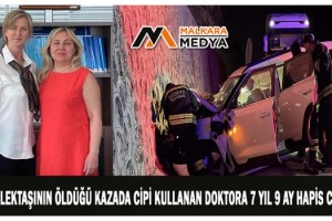 2 meslektaşının öldüğü kazada cipi kullanan doktora 7 yıl 9 ay hapis cezası